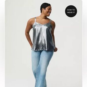 Torrid Sophie Metallic Cami Size 2 NWT